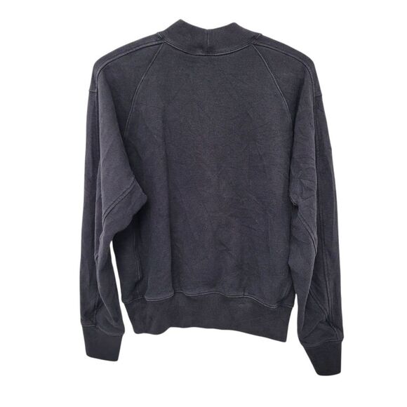 2/$20 Uniqlo Plain Black Crewneck Sweatshirt Top Size: XS - Picture 6 of 7